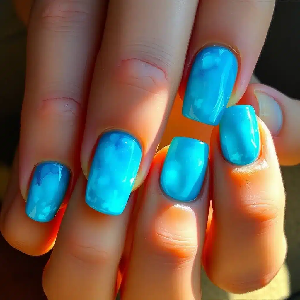 Sandy beach nails