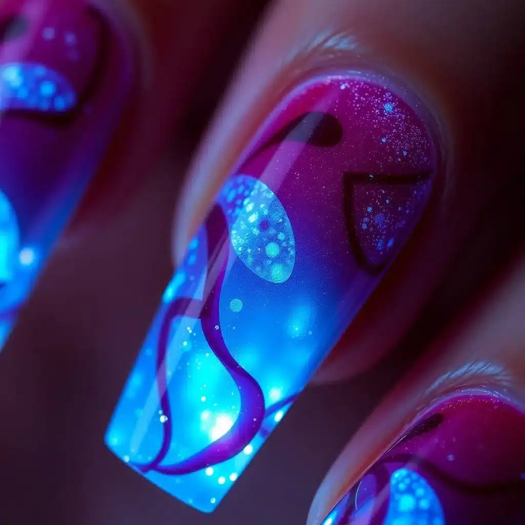 Sand texture nails

