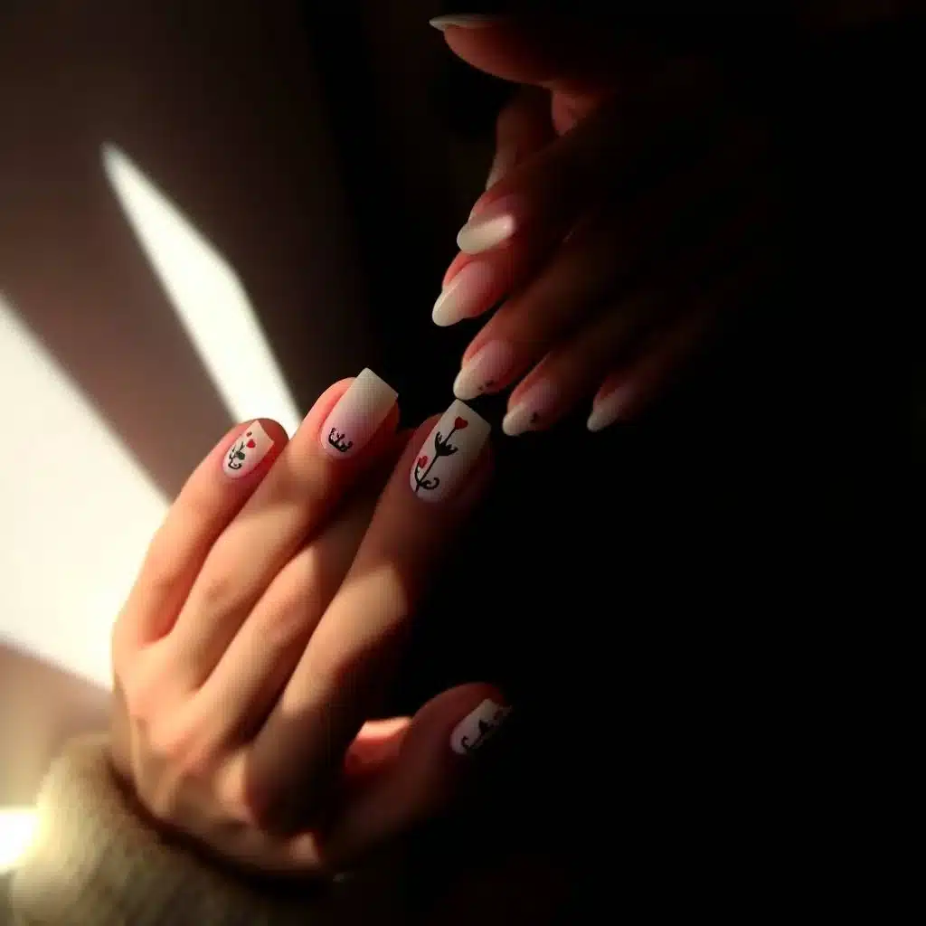 Marble overlay nails