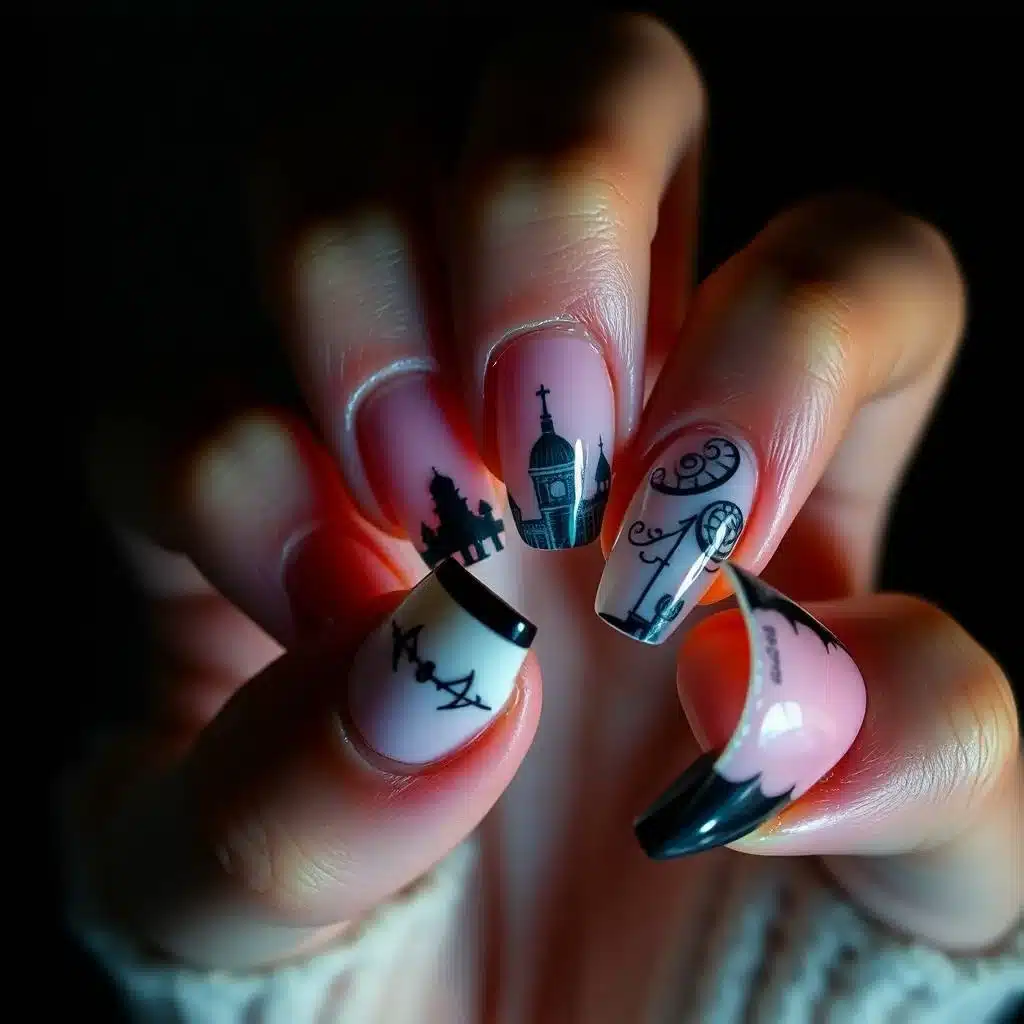 Ombré overlay nails