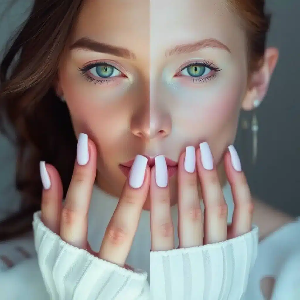 natural nail look