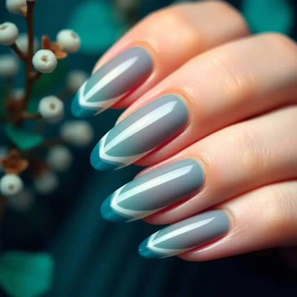 Pastel French tips