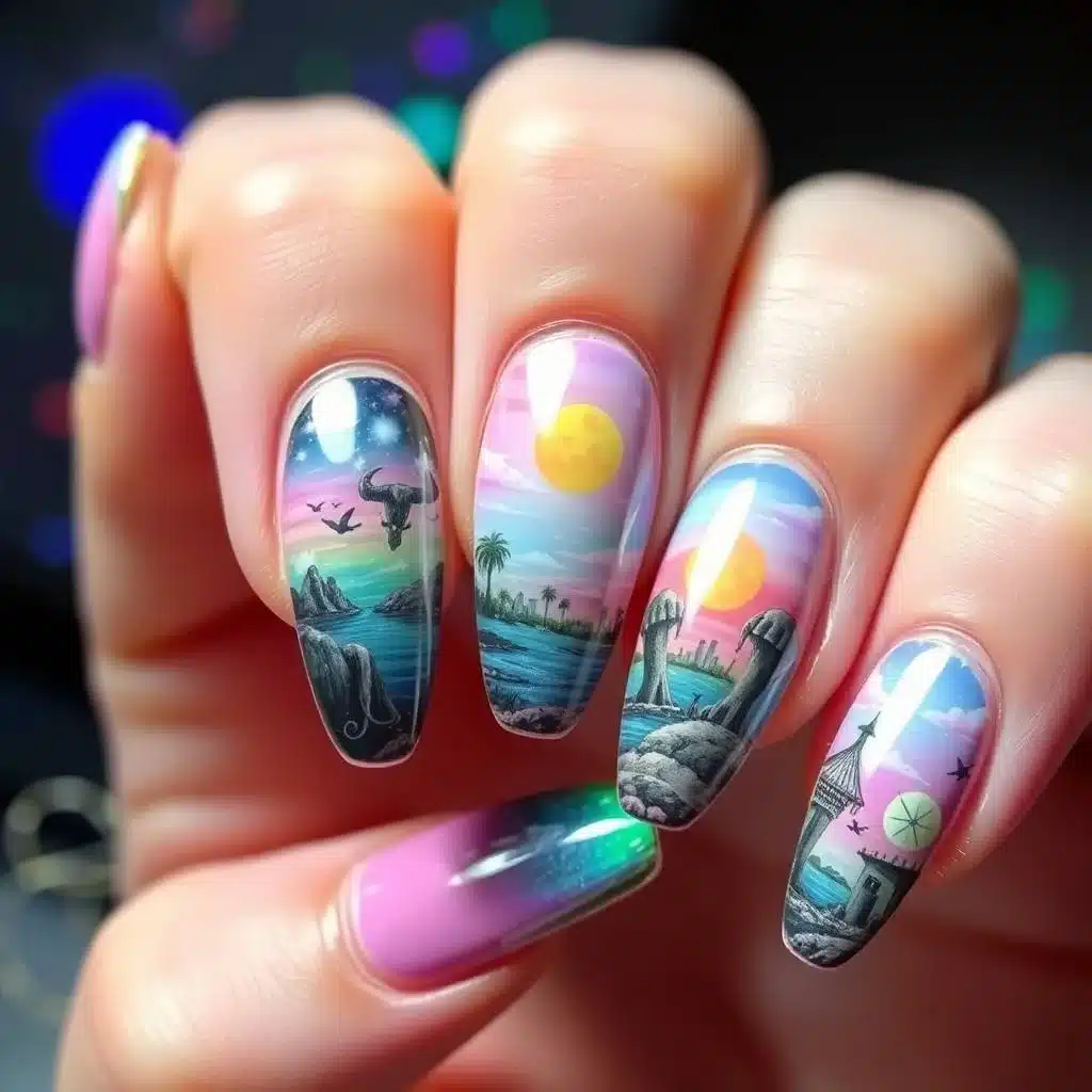 Liquid metal nails