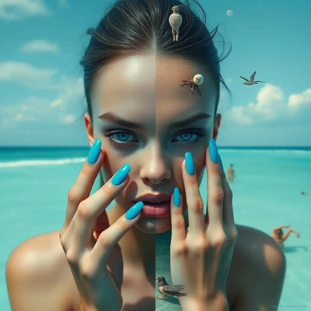 Beach wave nails
