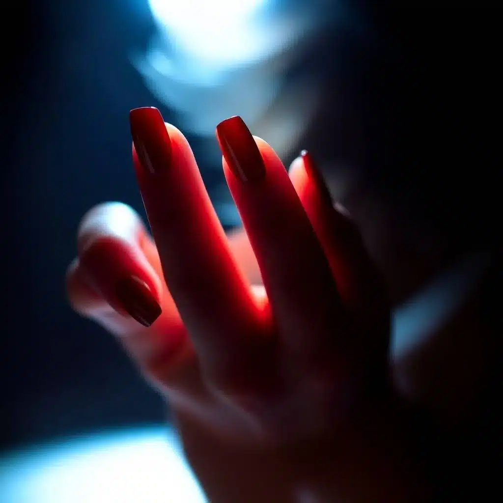 red cherry nails