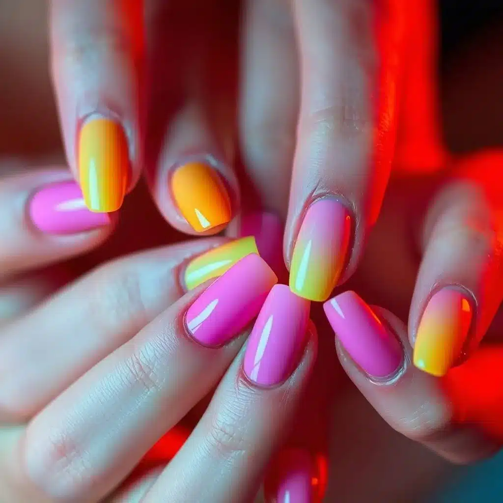 Micro French nails