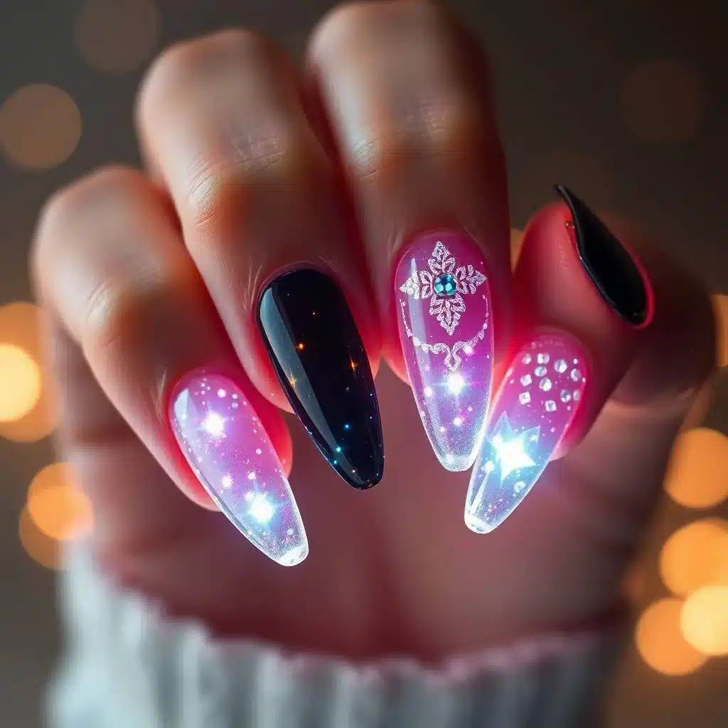 Short French nails

