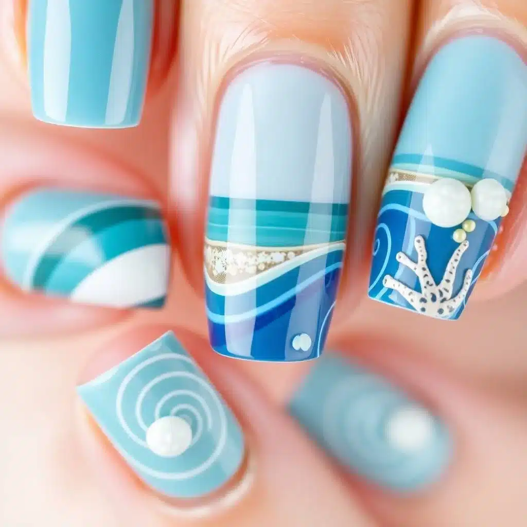 Wave nails