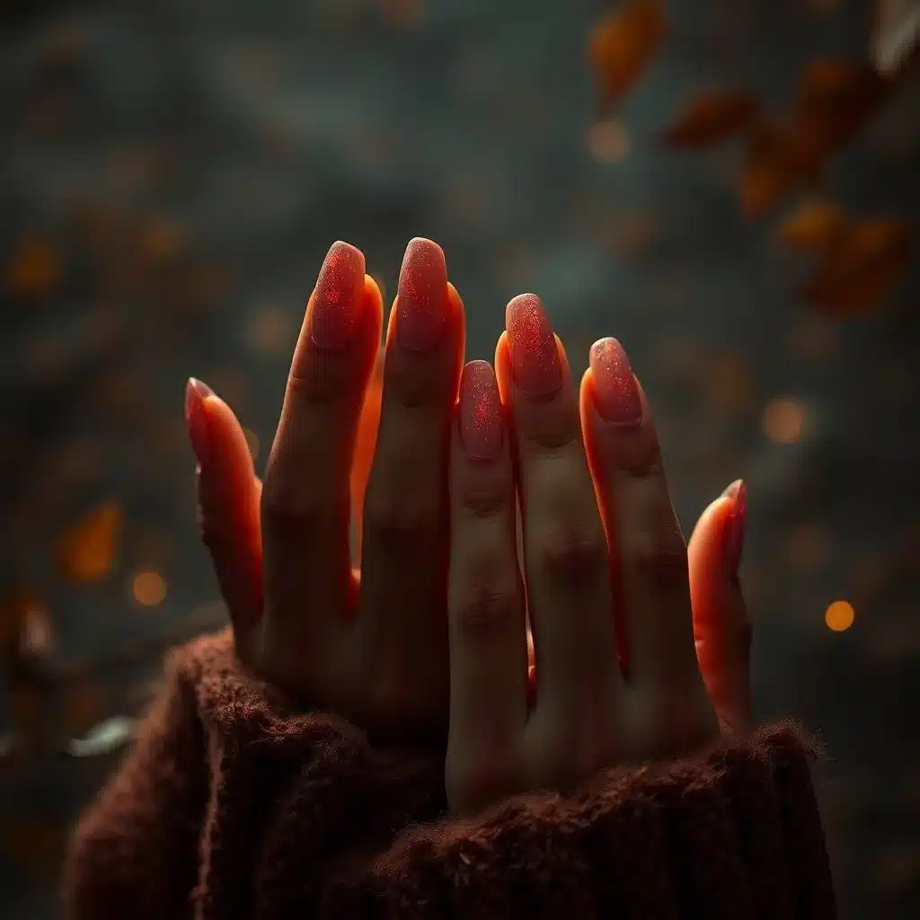 Wine-Stained Nails