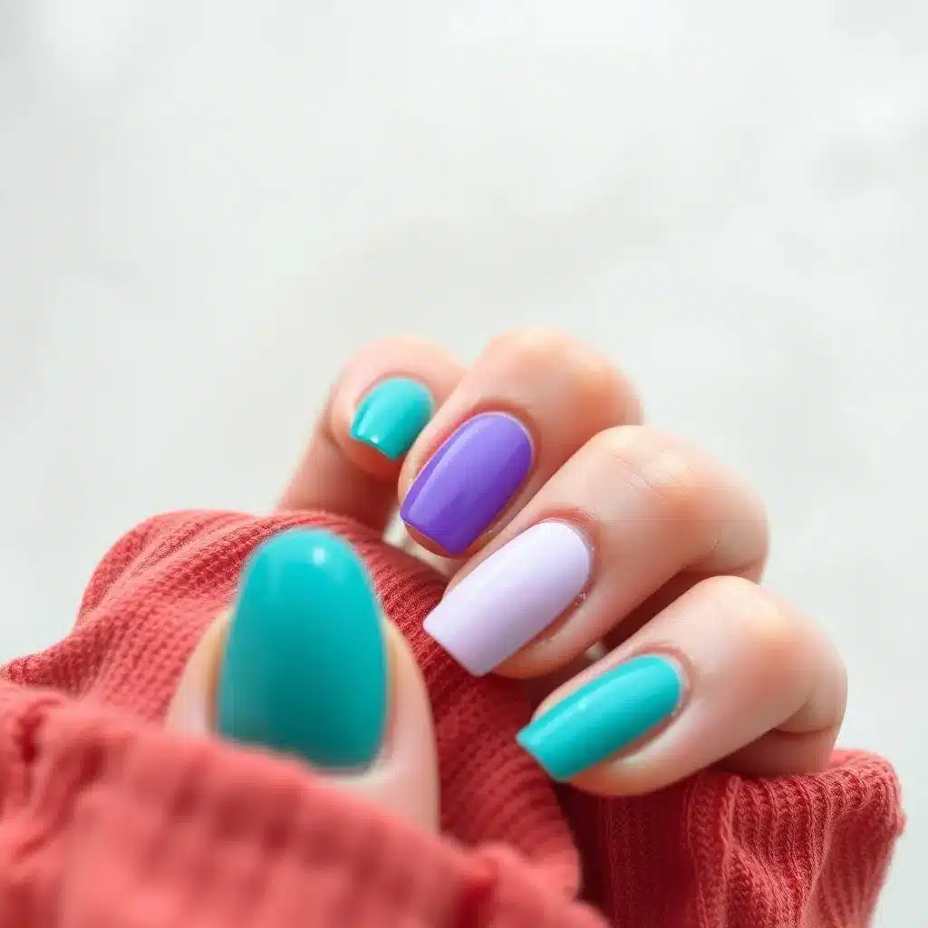 Minimalist summer nails