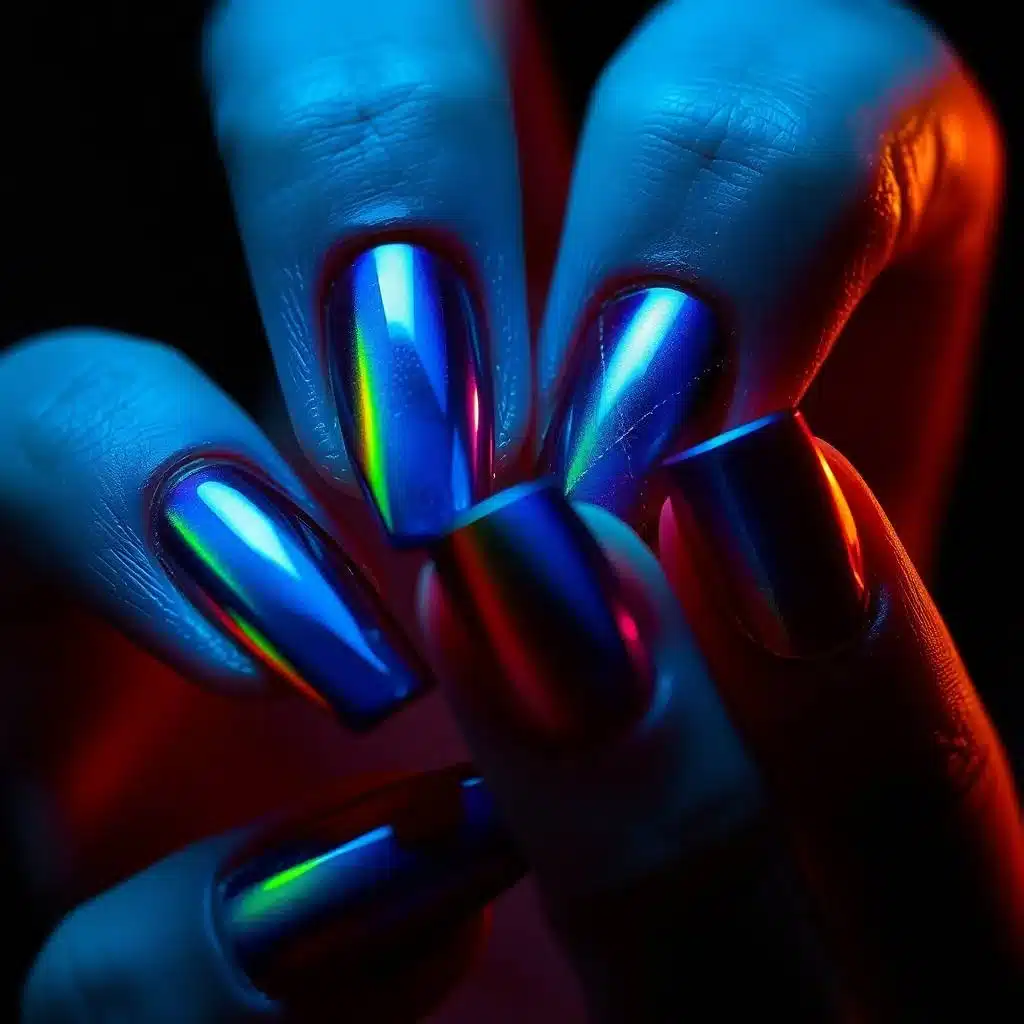 Grunge Blackout Nails