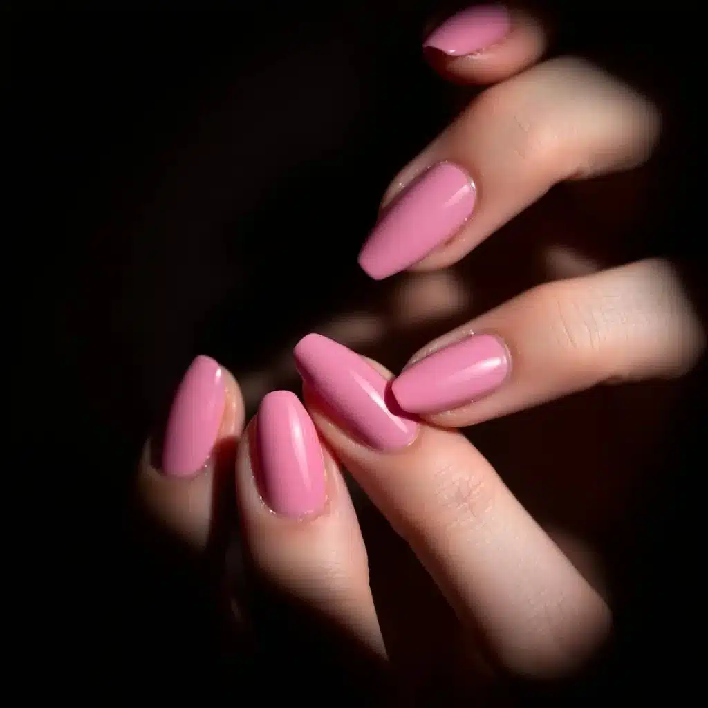 pink nails