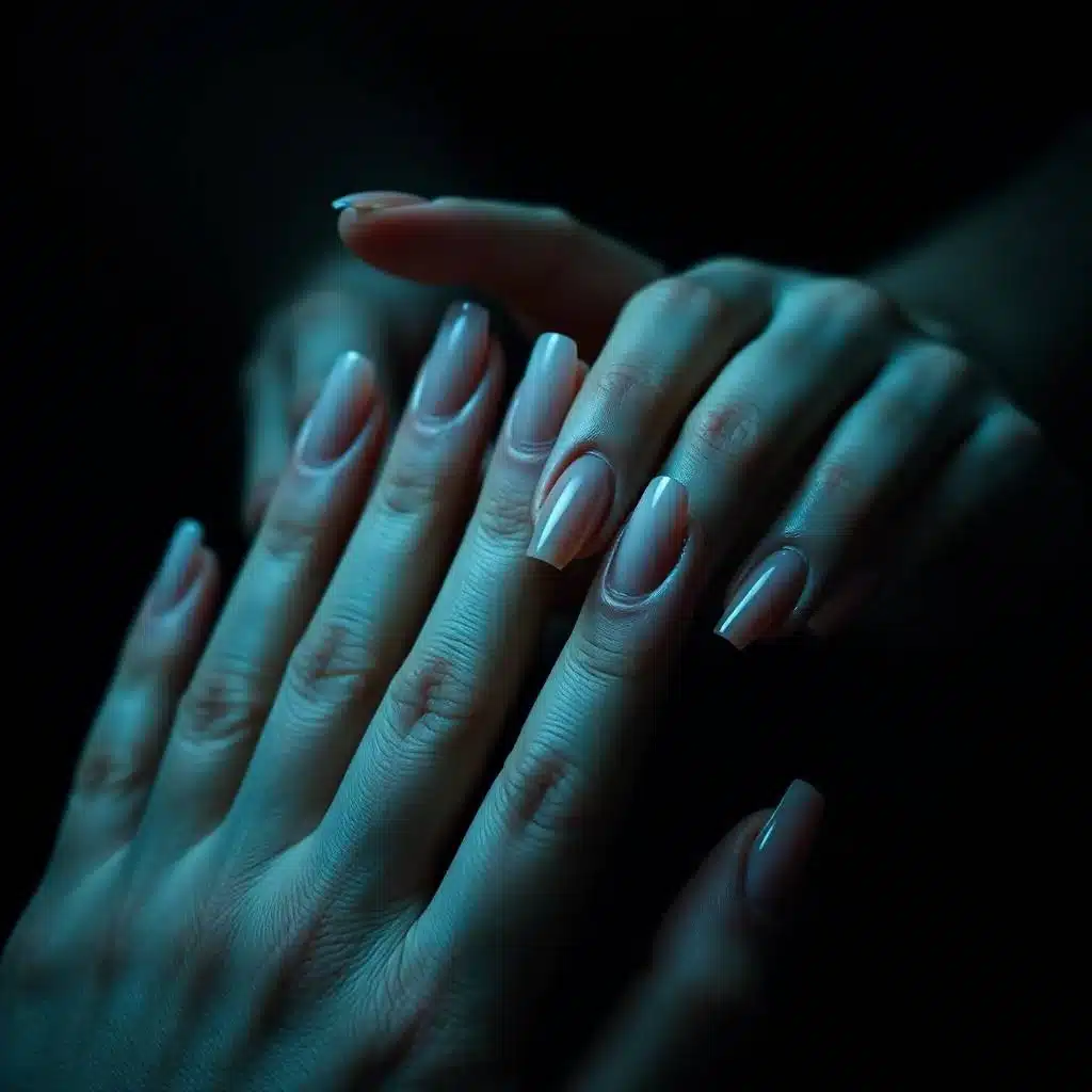Short ombre nails