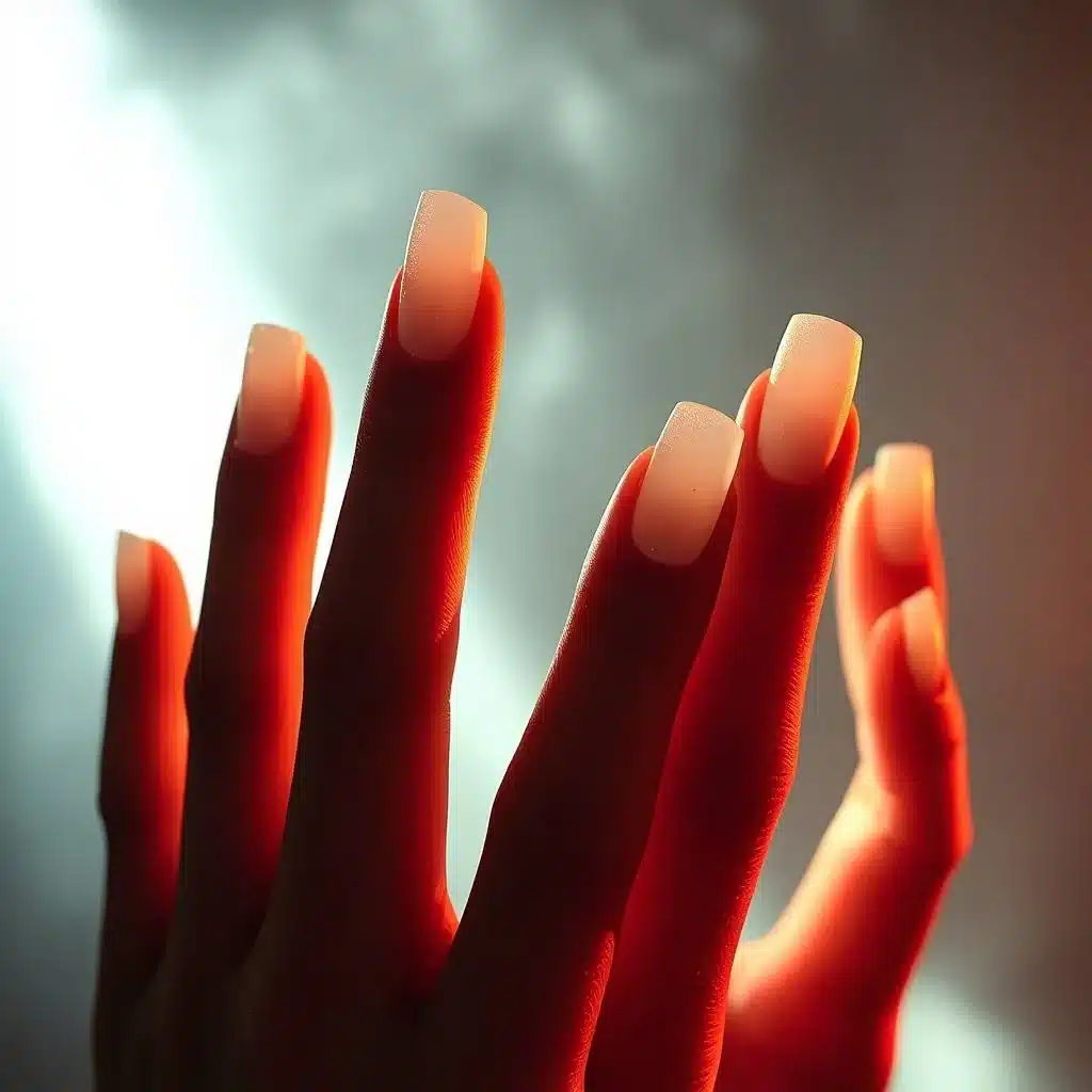 Blush nails
