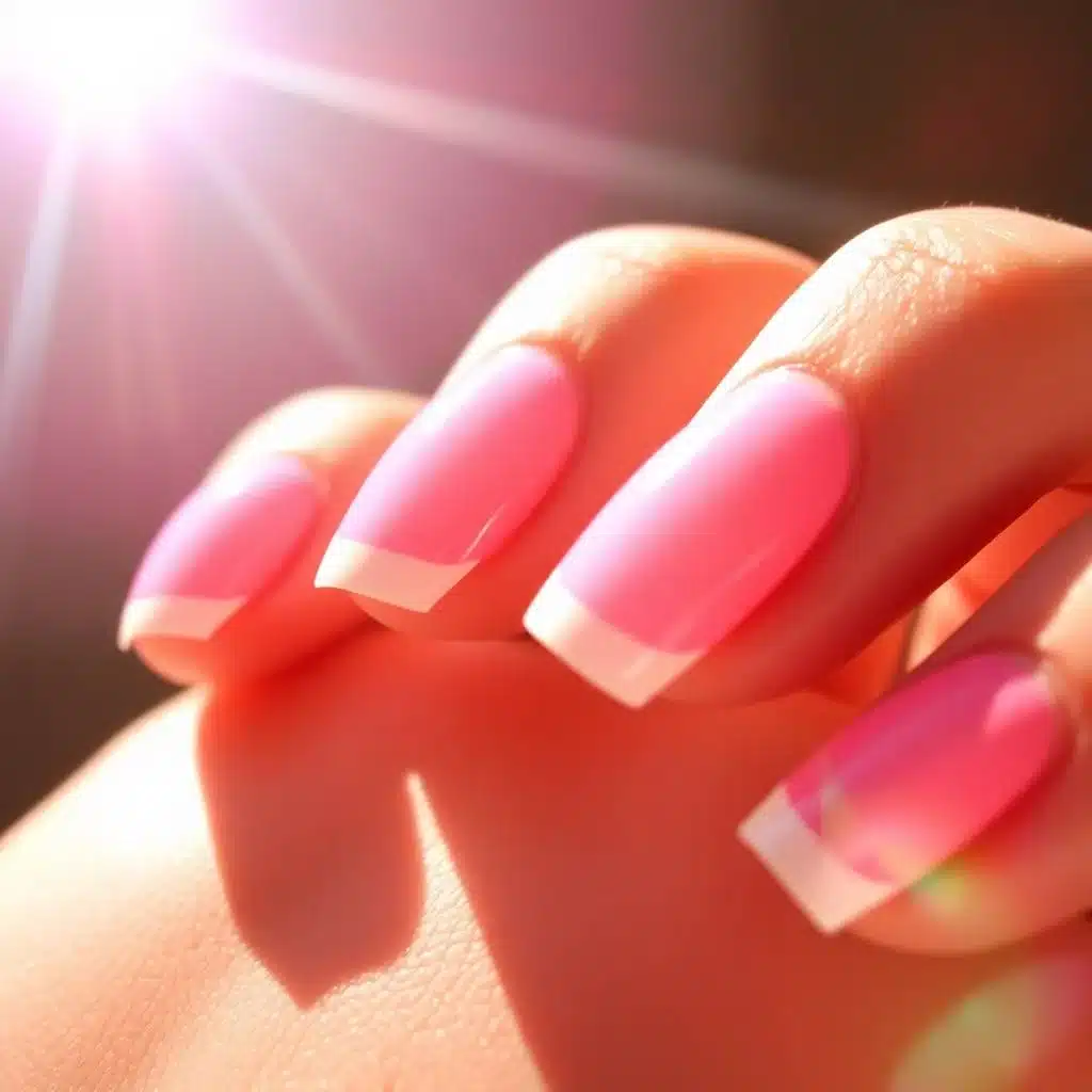White tip nails