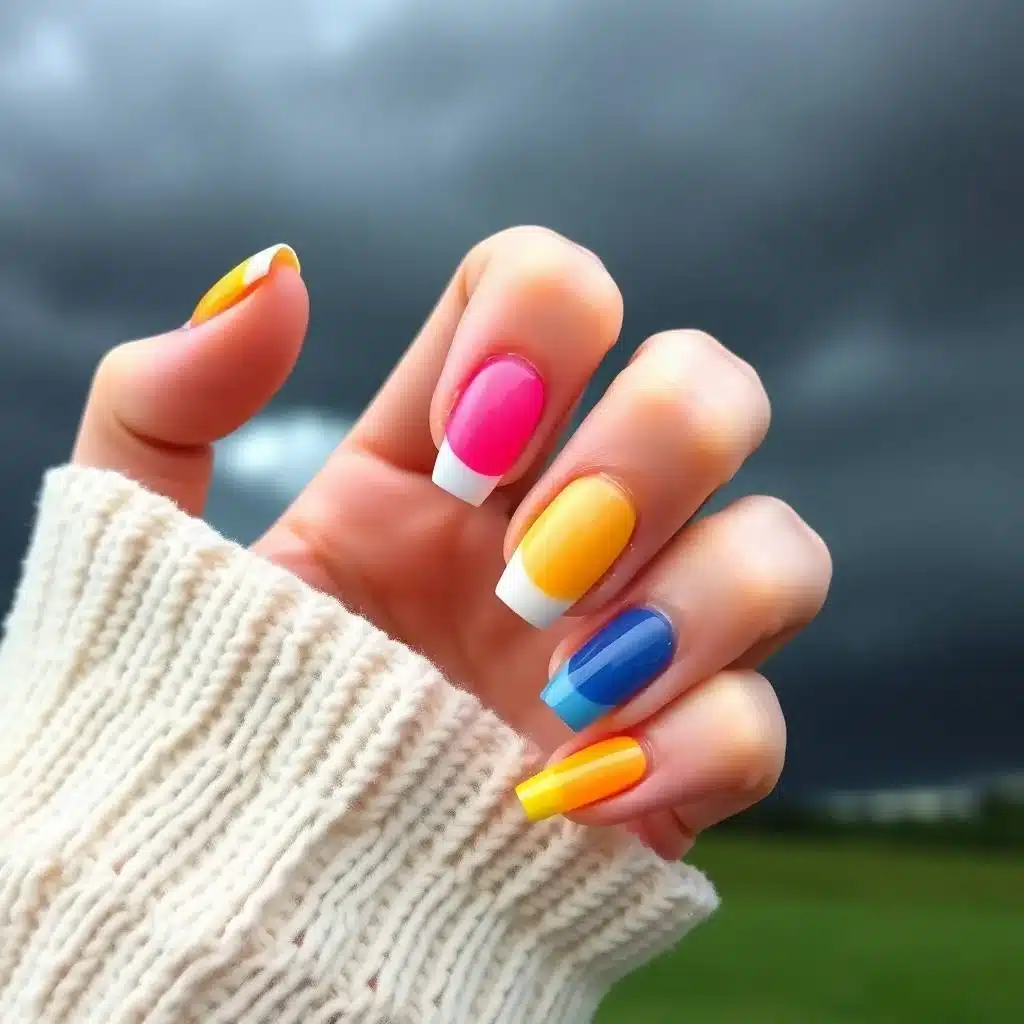 White tip nails
