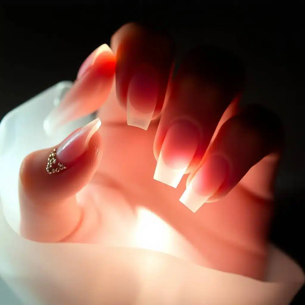 Summer French manicure