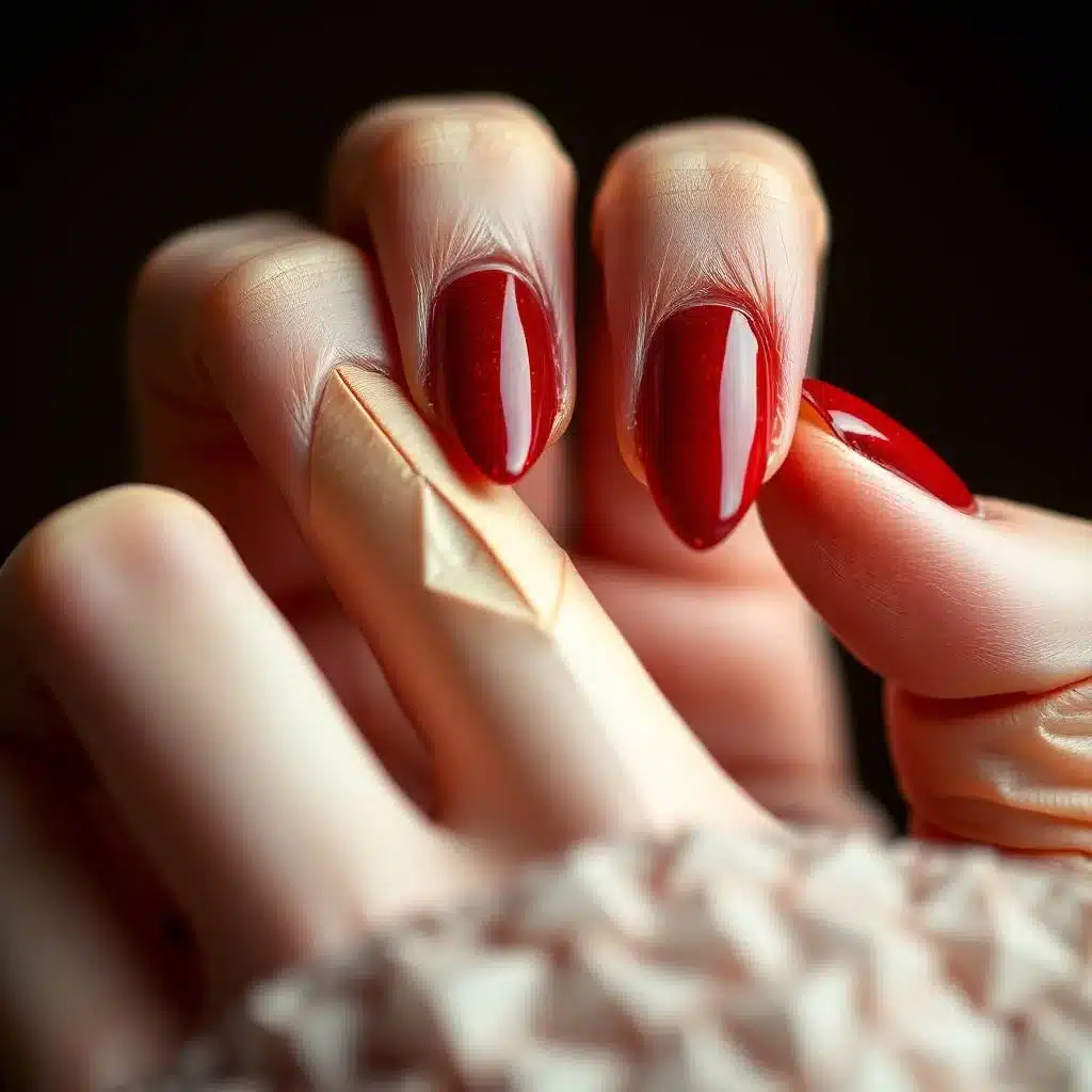Black & Blush Pink Nails
