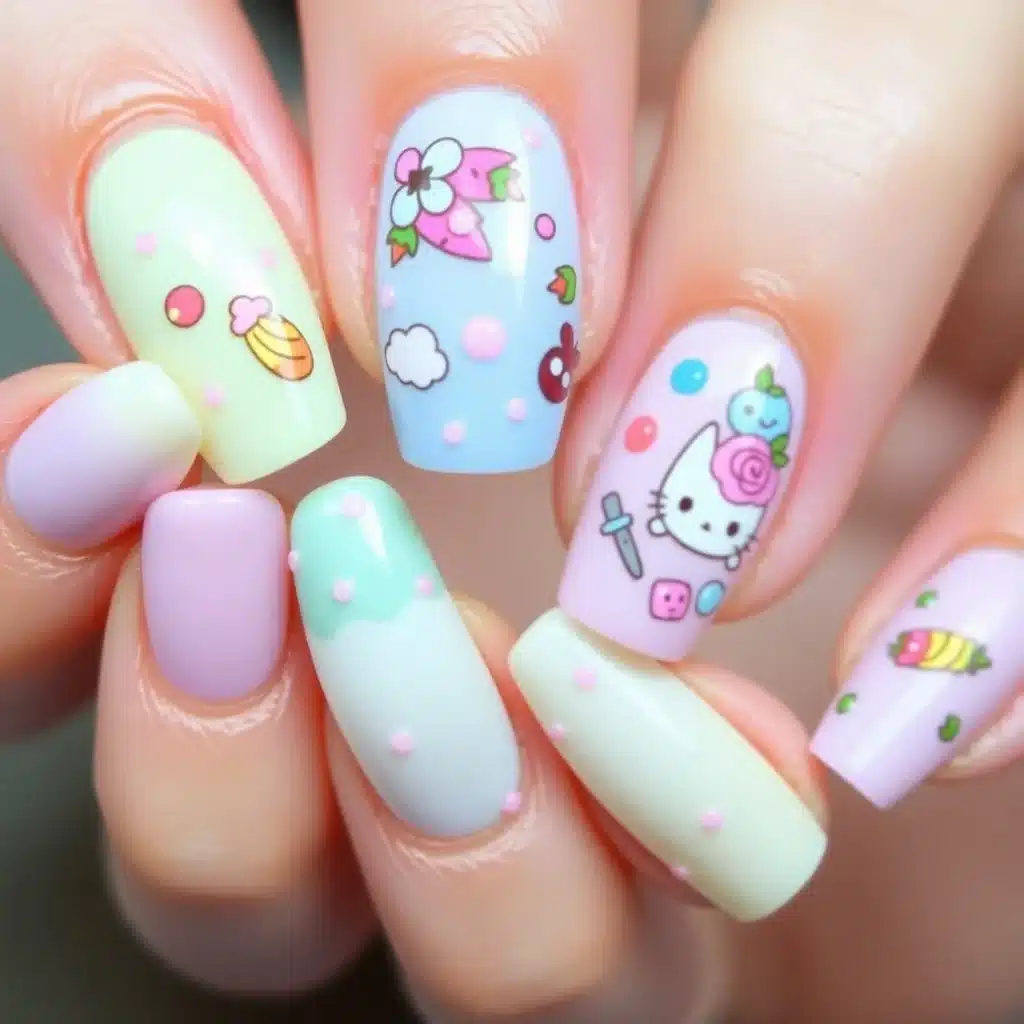 Swirl nails