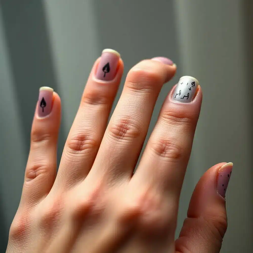 Gothic male nails