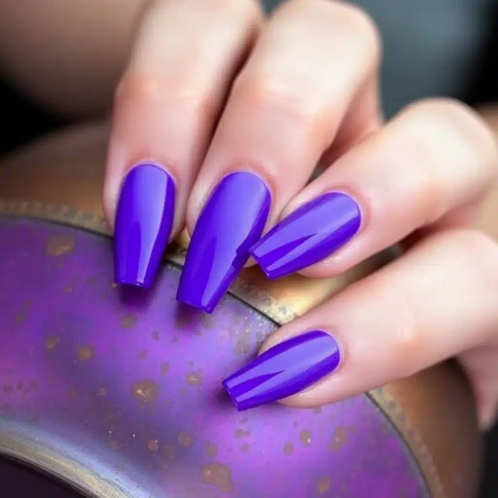 Holographic 3D nails