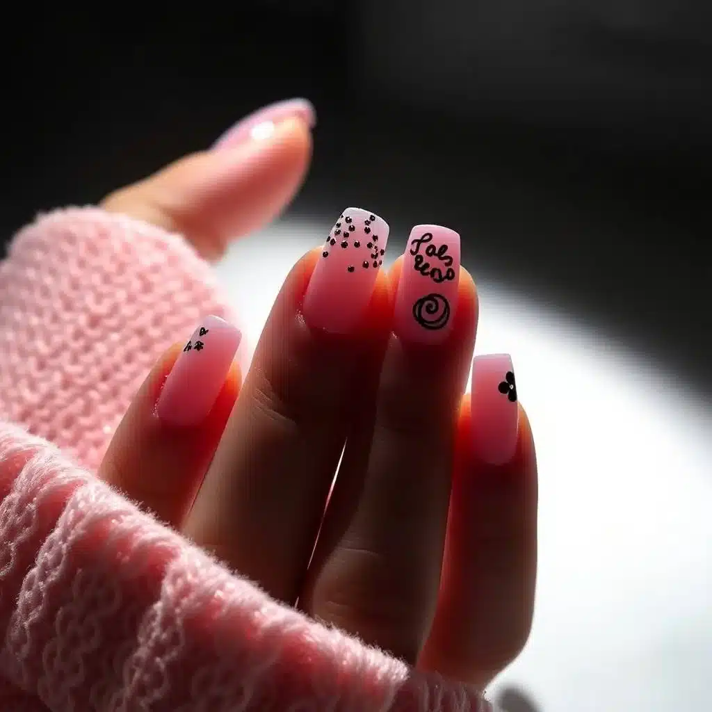 AI-generated nail art