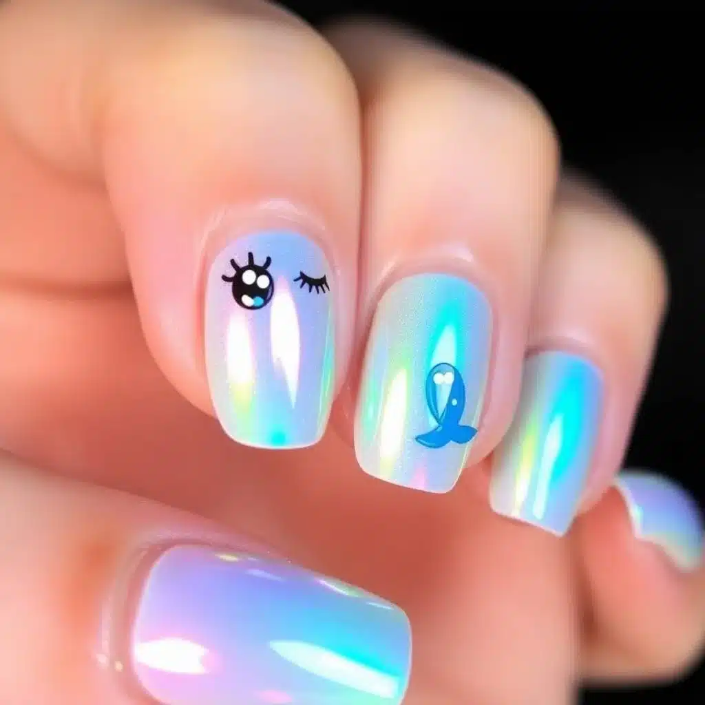 Gel ocean nails