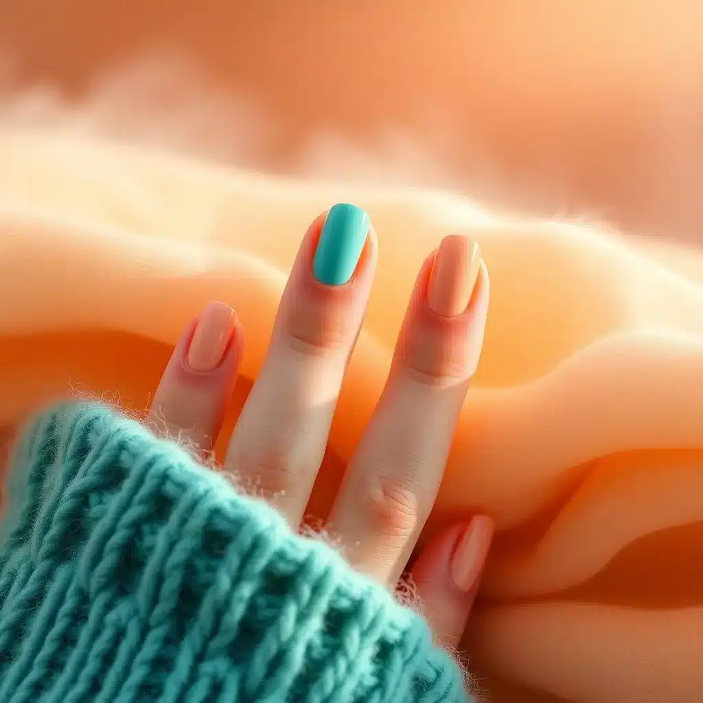 Pearl accent nails