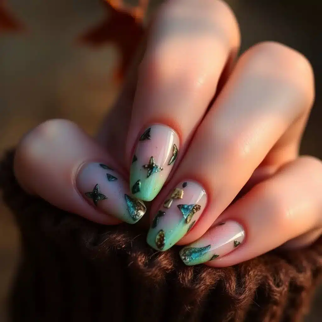Dip powder beach nails
