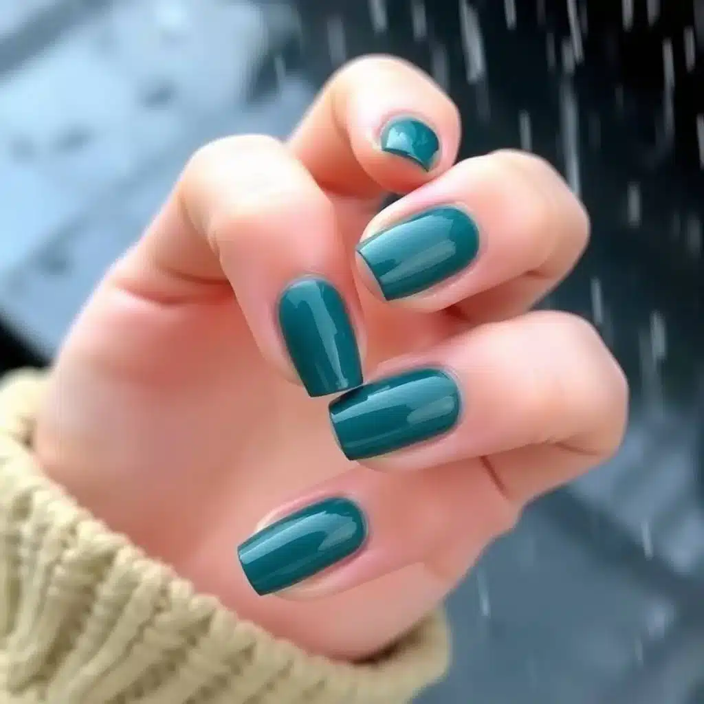 3D seashell nails