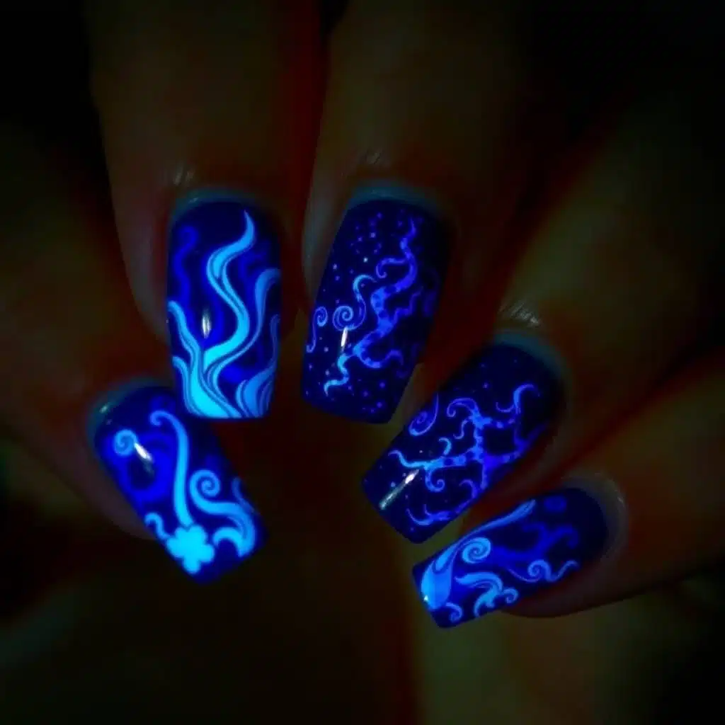 Fish scale nails
