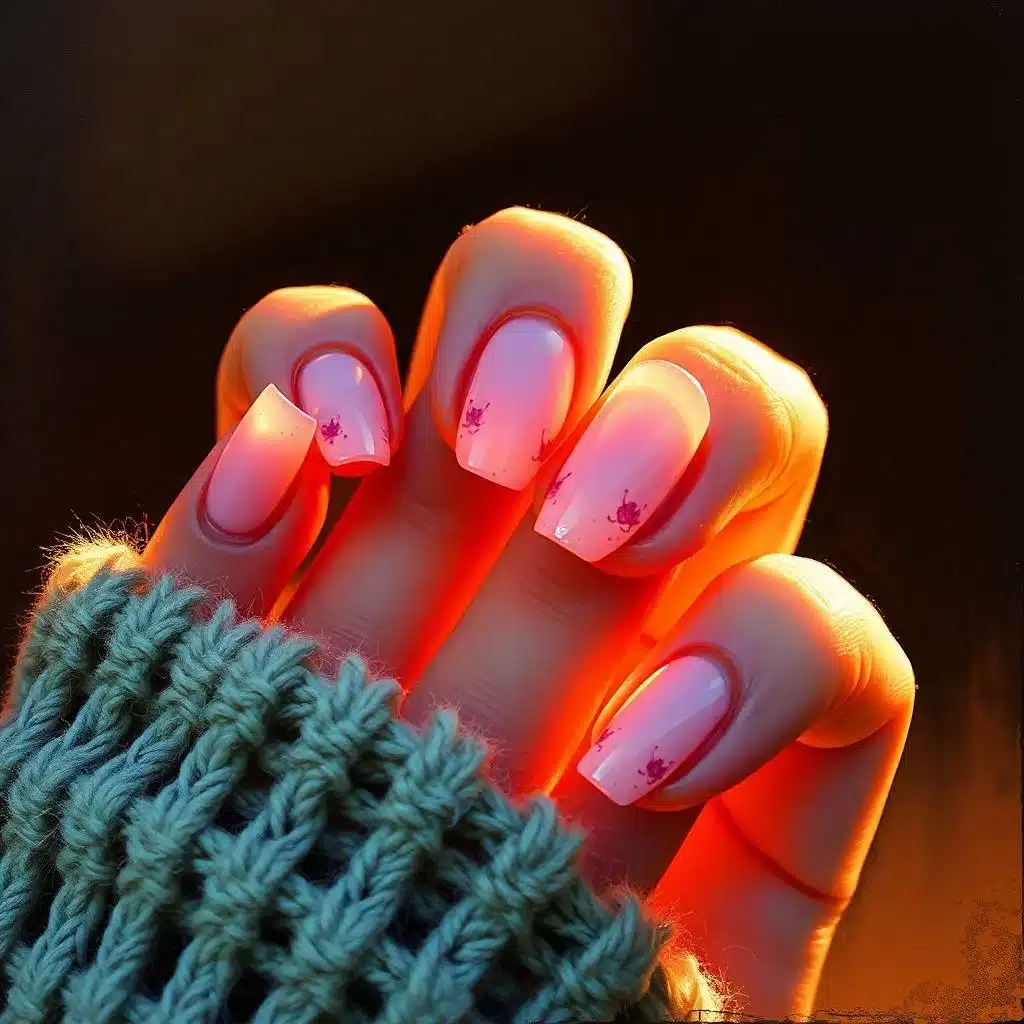 Holographic overlay nails