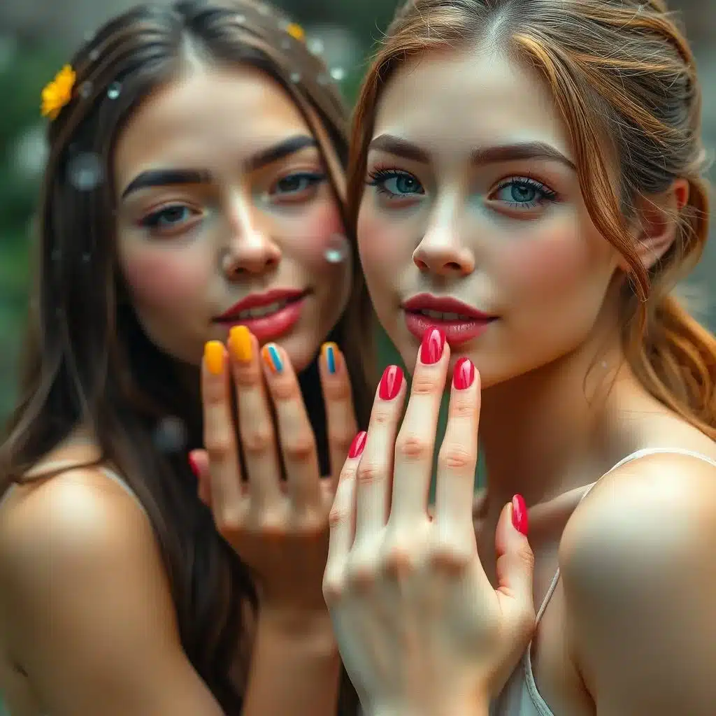 Sunny weather nails

