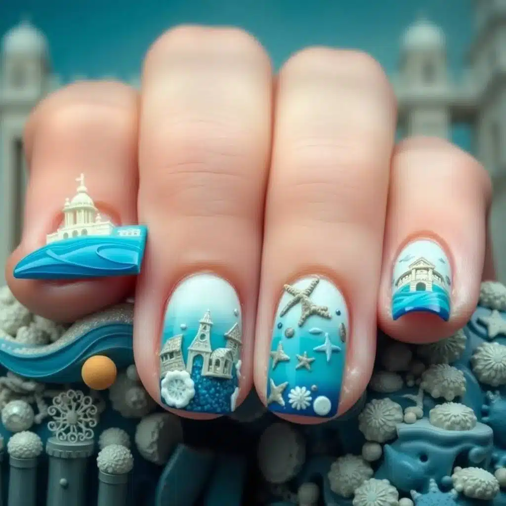 Mermaid nails