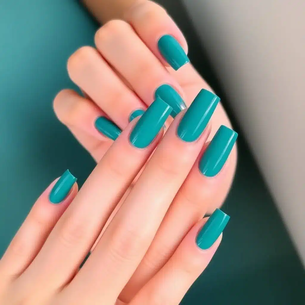 Simple short manicure

