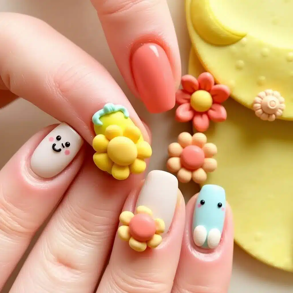 Simple summer nail designs

