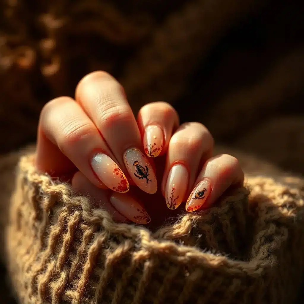 Seashell nails