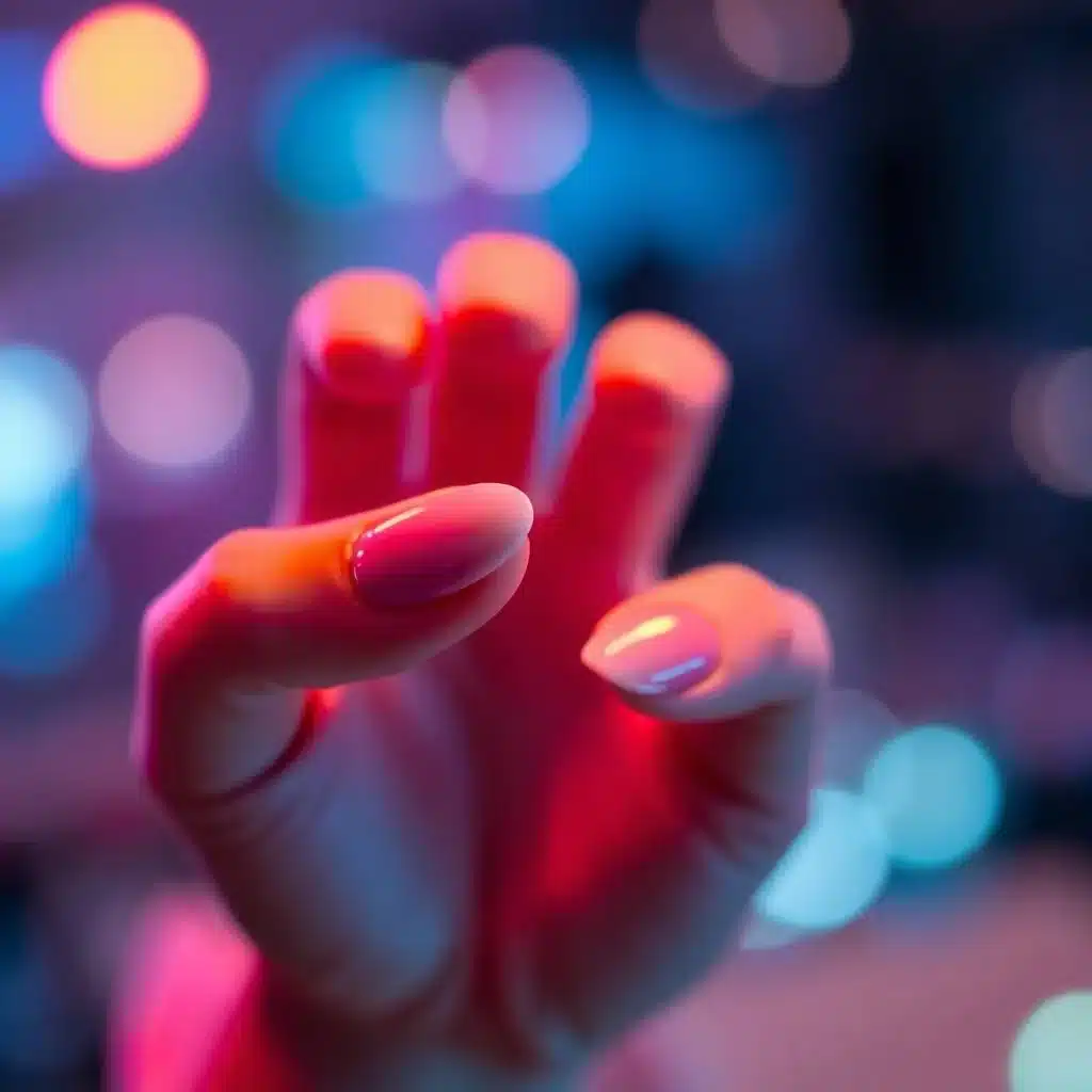 short polished nails