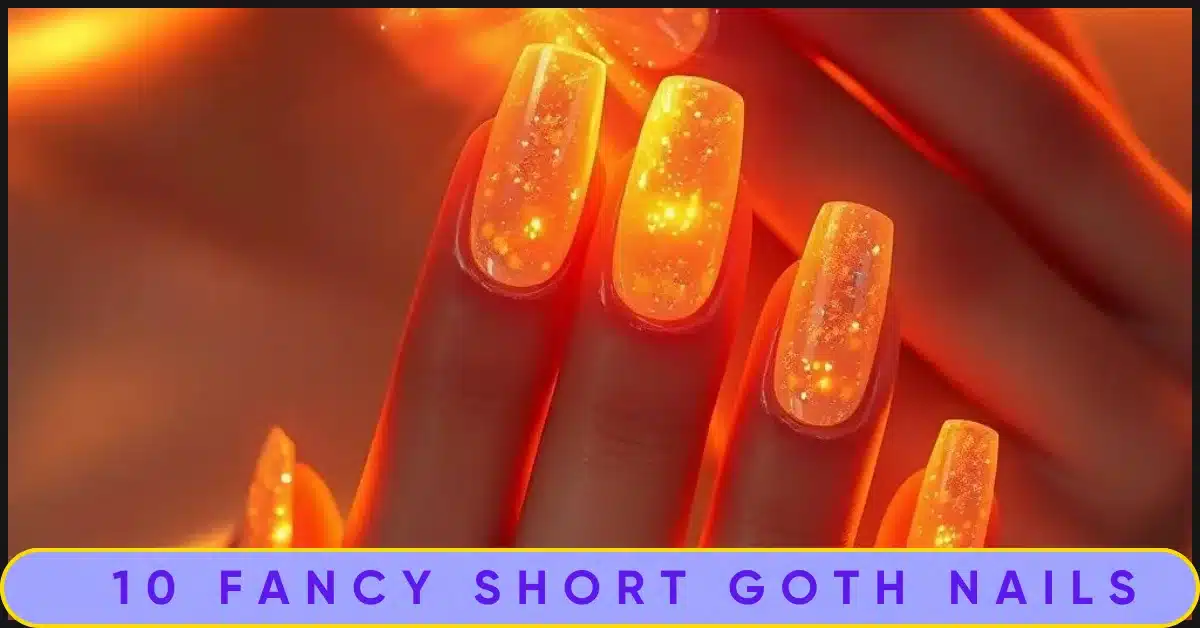 Short Goth Nails