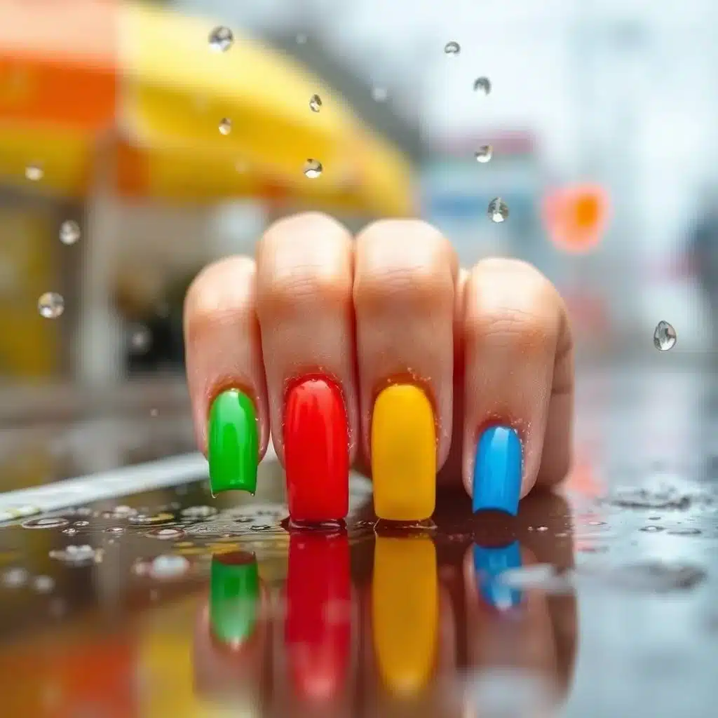 Daisy nail art