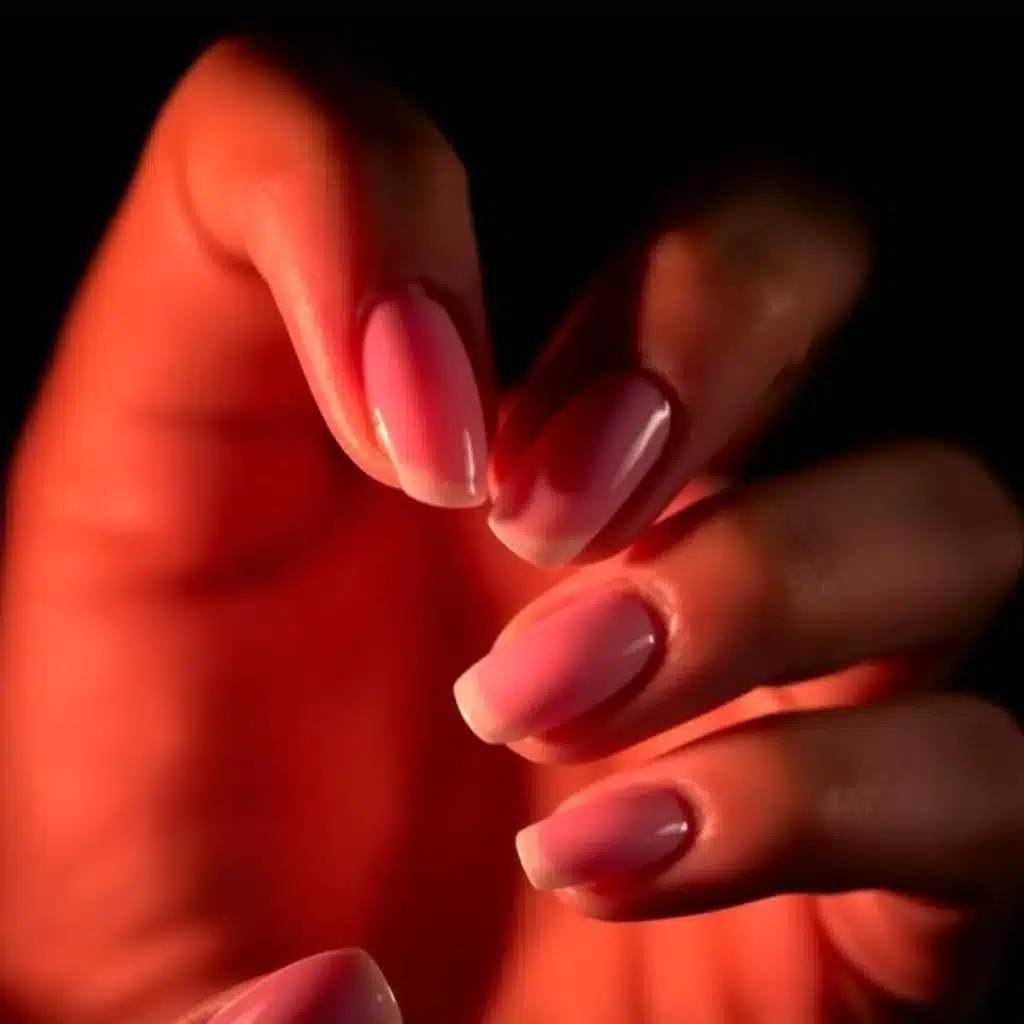 Micro French nails