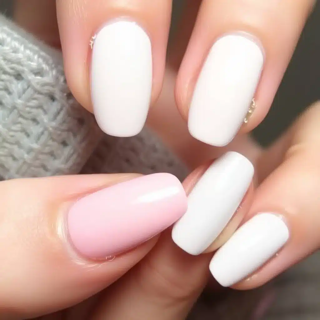 Tiny heart nails