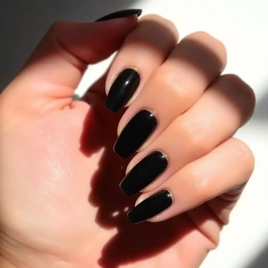 Barely-there pink nails