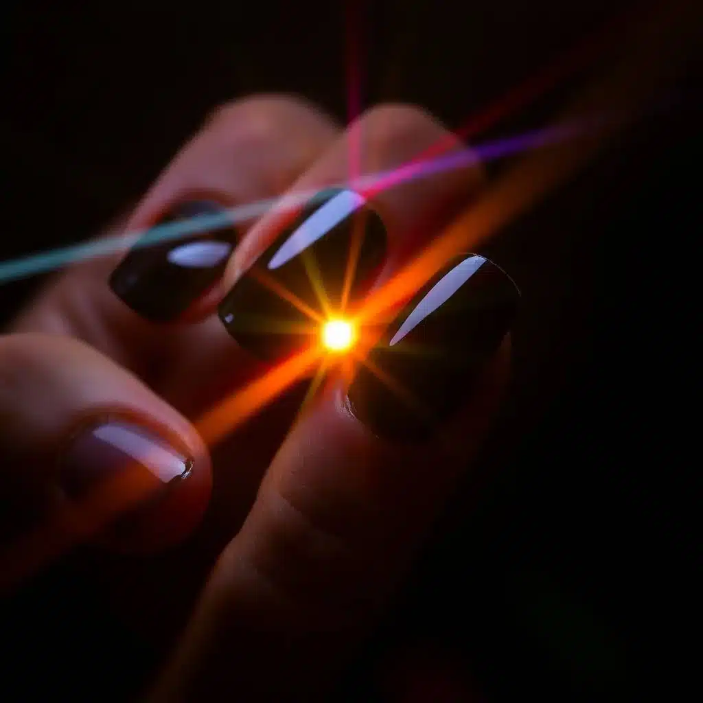 Edgy nail art for men