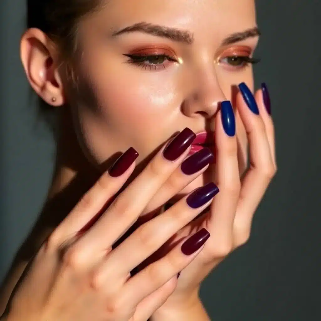 Tropical gel nails

