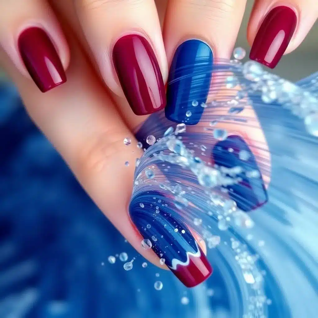 Sun-kissed nails