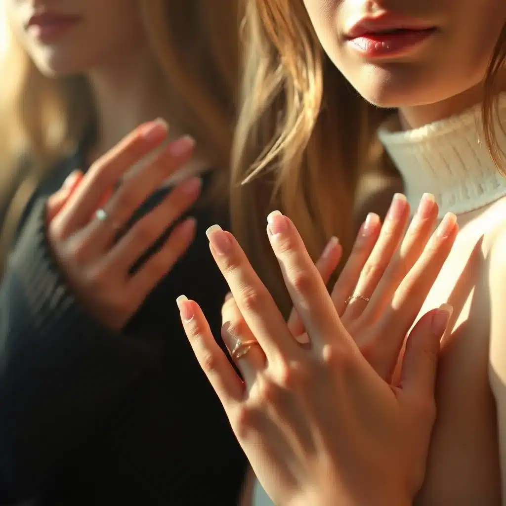 Short flat nails