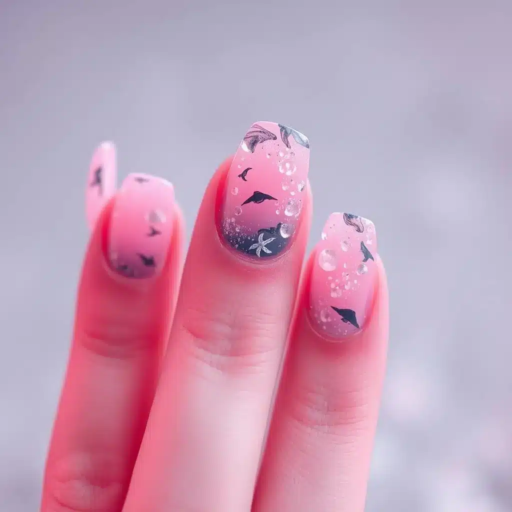 Jellyfish nails

