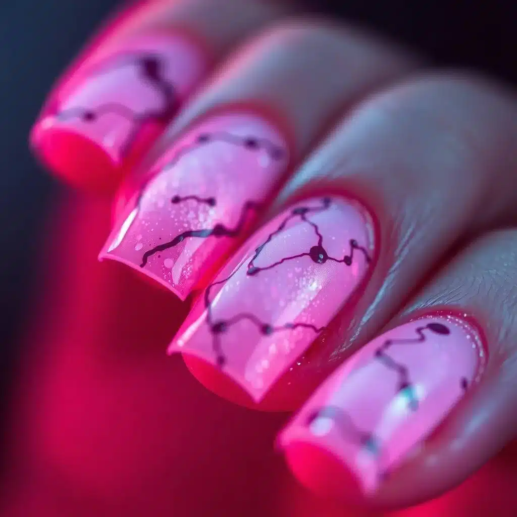 Checkered nails