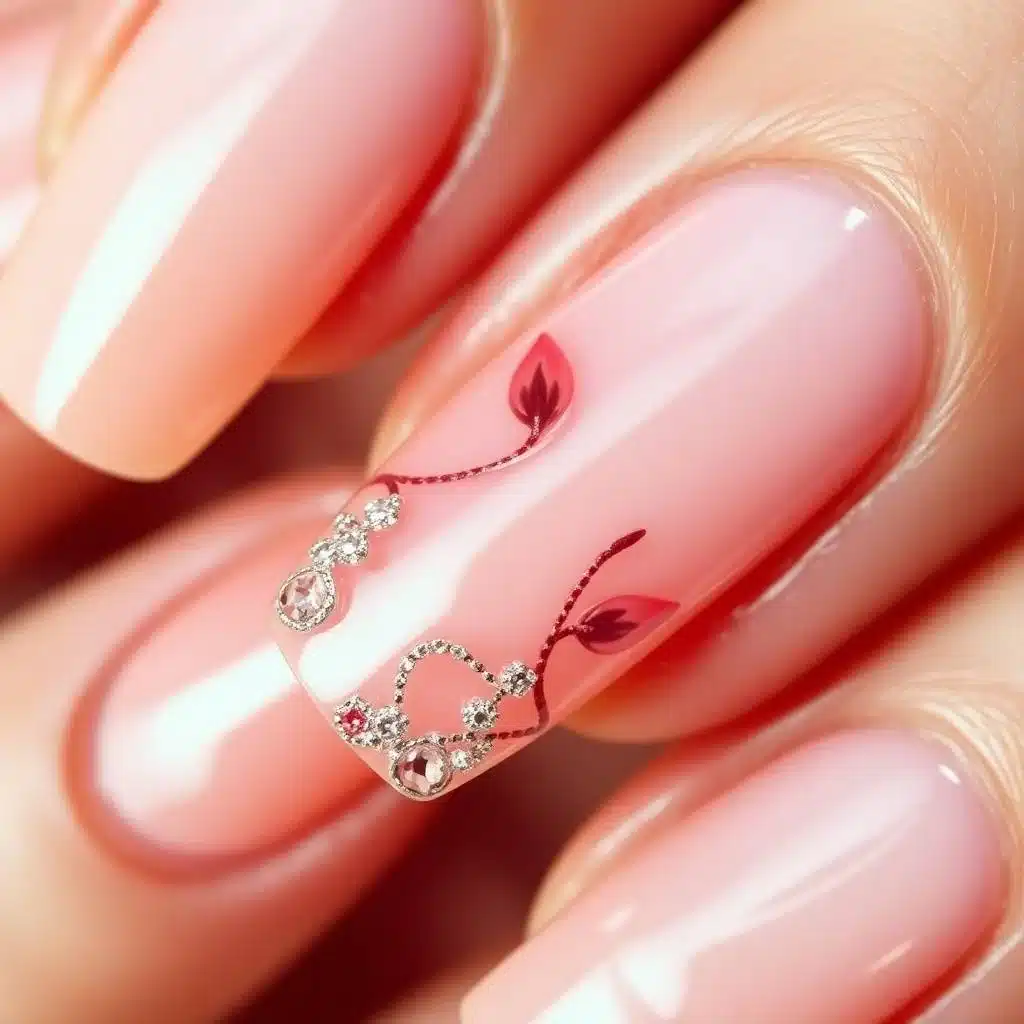 Bright gel nails

